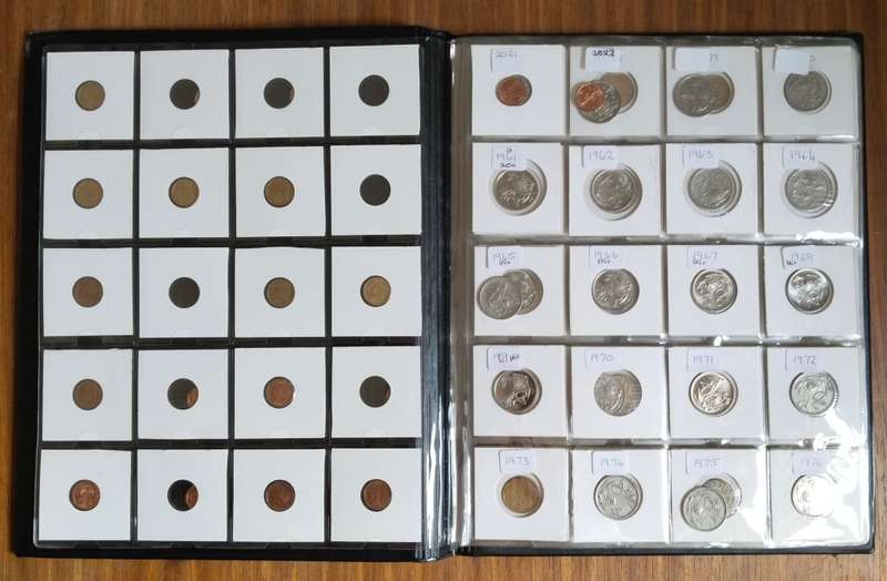 Collection of 147 Republic of South Africa Coins With Album. Some Good.