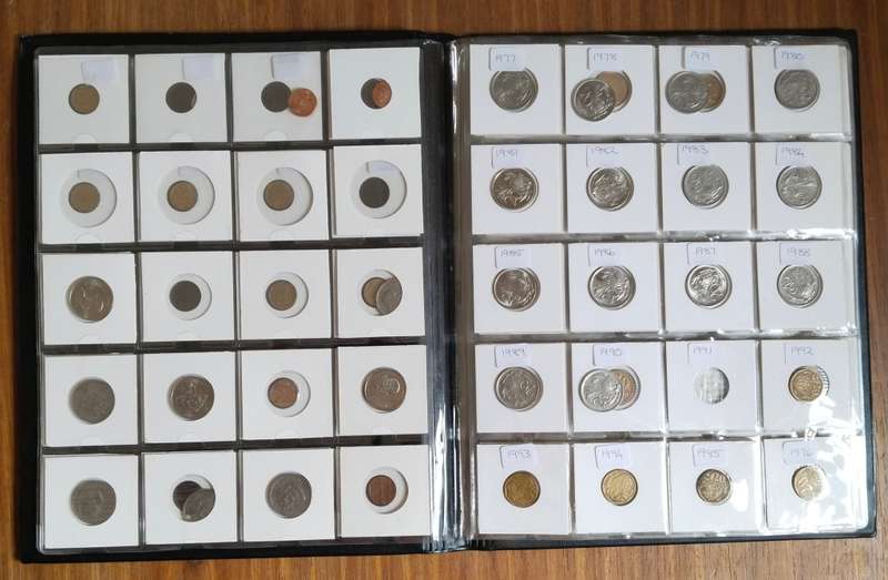 Collection of 147 Republic of South Africa Coins With Album. Some Good.