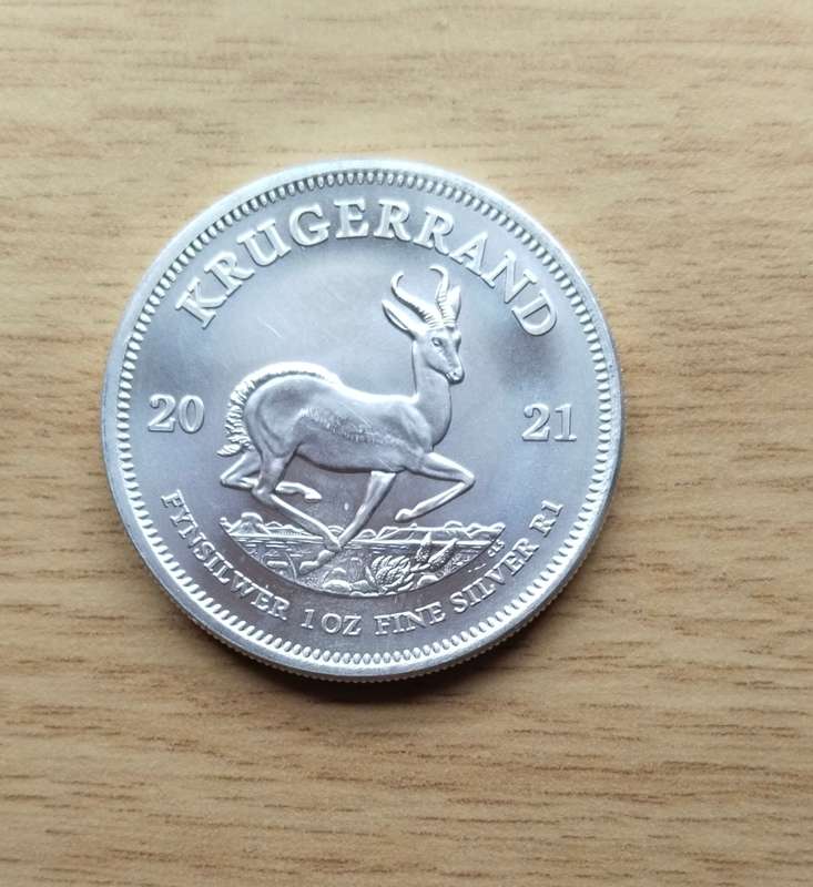 South Africa 2021 Silver Krugerrand.