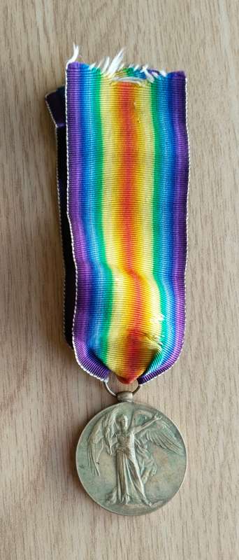 WW1 Medal Awarded to 6802 PTE. J. LOUGHLIN R. IR. RIF.