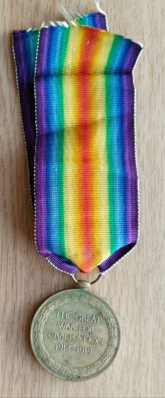 WW1 Medal Awarded to 6802 PTE. J. LOUGHLIN R. IR. RIF.