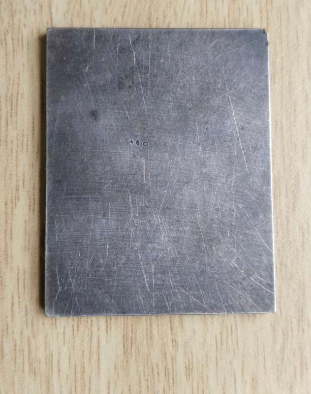 ZAR Paul Kruger RARE Silver Remembrance of the Boer War Plaque. ( 4 Known!! )