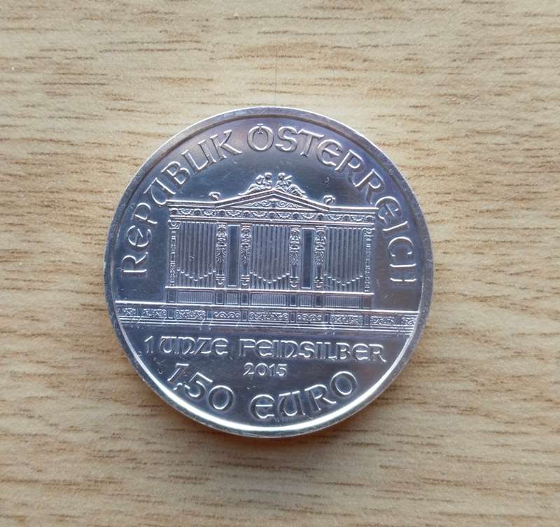 Republic Osterreich 1 OZ Fine Silver 2013 1.50 Euro