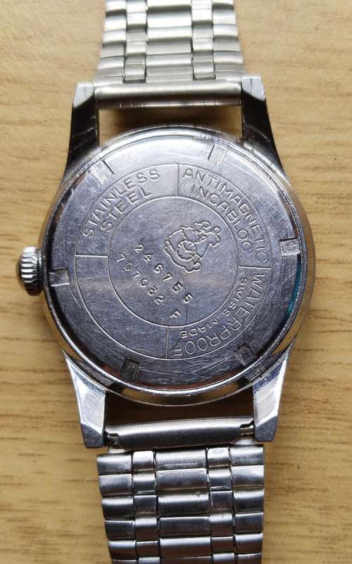 Ernest Borel Incastar Vintage Mens Watch.