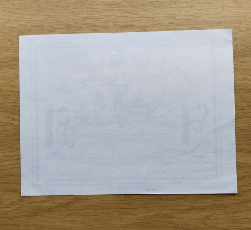 Mafikeng 1900 One Pound Seige Note.