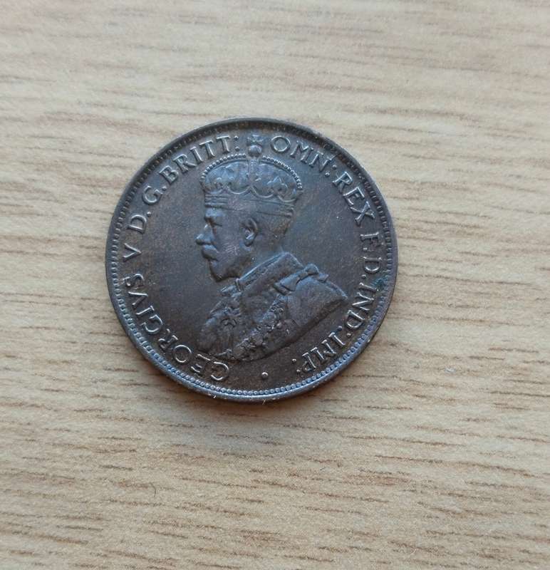Australia 1911 One Half Penny.