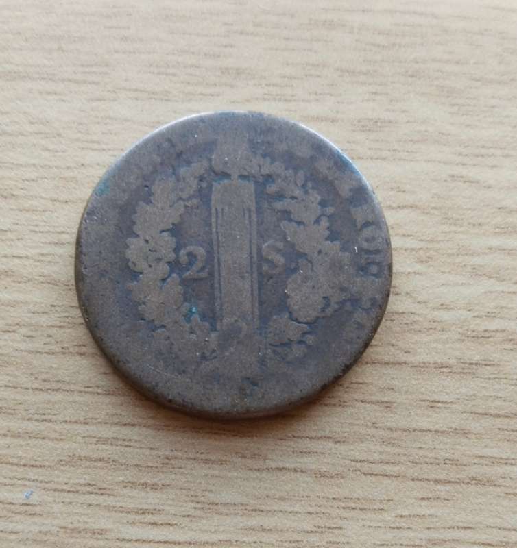 France 1792 Louis XVI Strasbourg 2 Sols