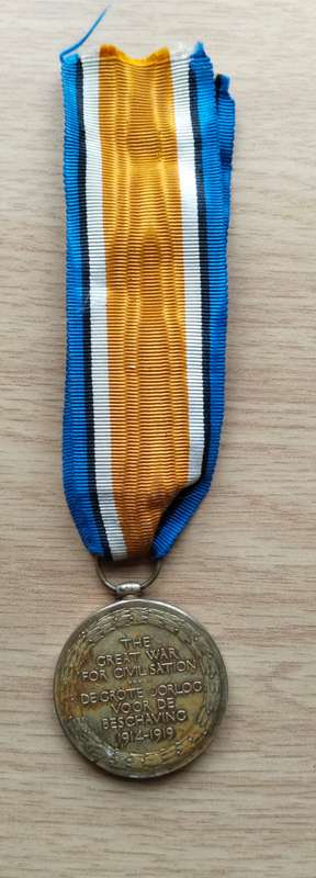 WW1 Medal awarded to BURG. F.A.J. NELL 5DE Z.A.R.