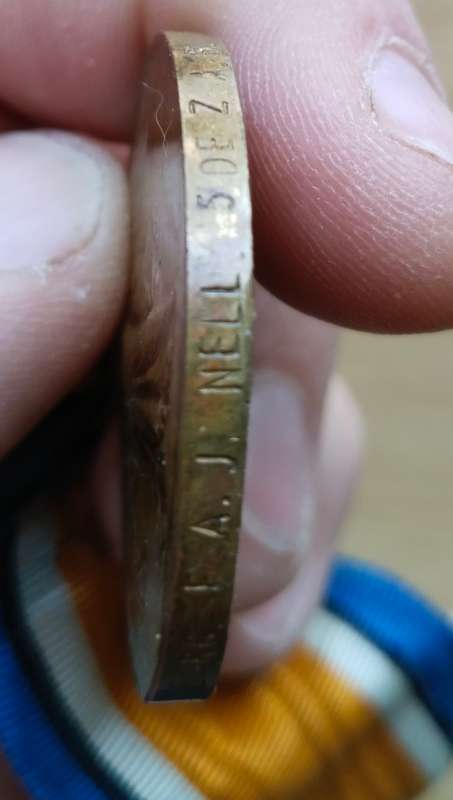 WW1 Medal awarded to BURG. F.A.J. NELL 5DE Z.A.R.