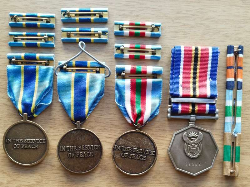 United Nations Large collection of medals and paperwork awarded to H.J. Lewis