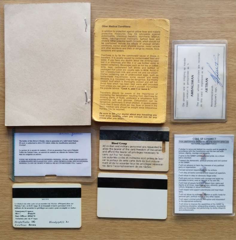 United Nations Large collection of medals and paperwork awarded to H.J. Lewis