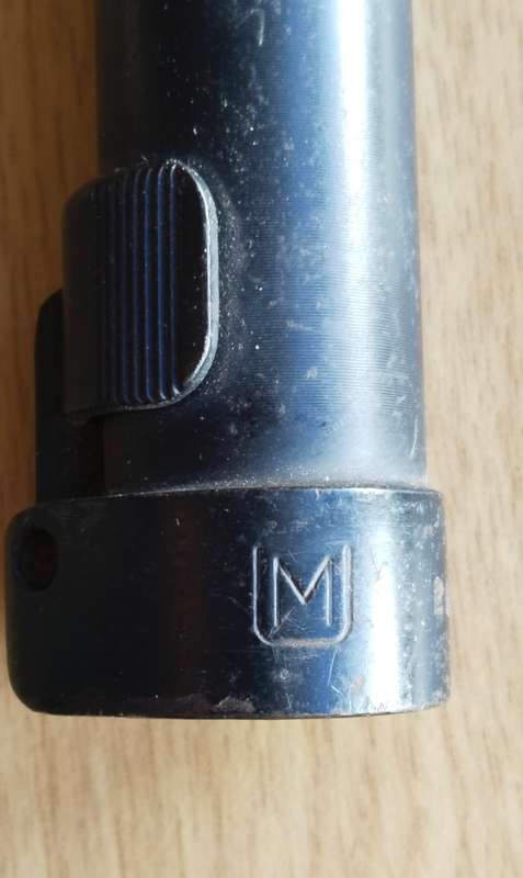 S.A.N.D.F. Old R1 Rifle original Bayonet and Scabbard. No. 02593