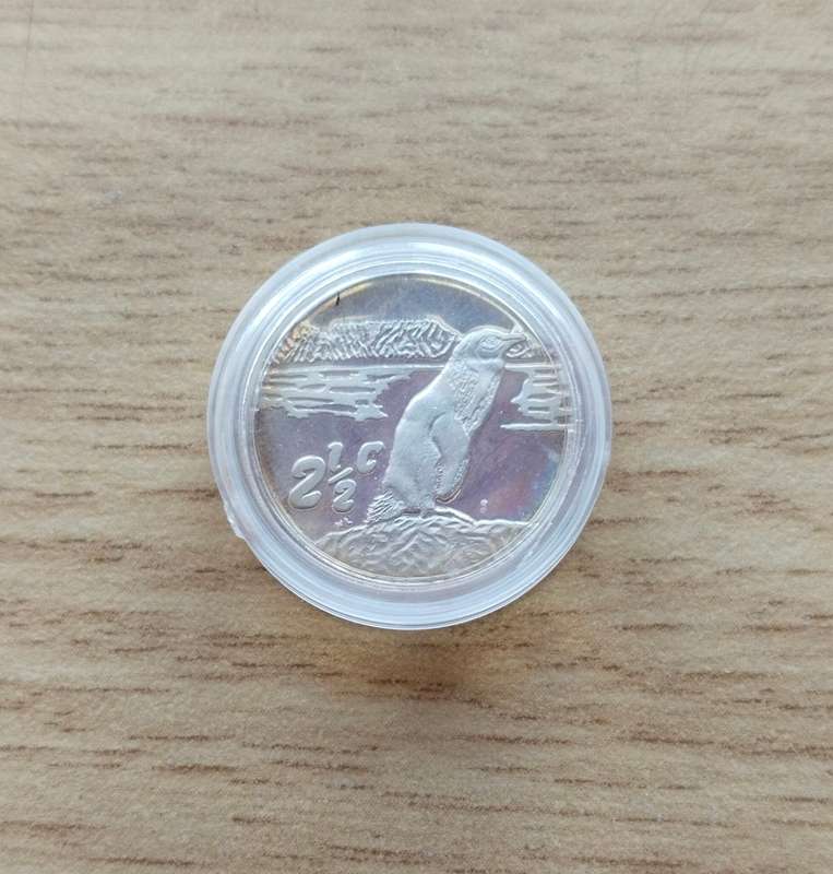 South Africa Marine Series Jackass 1998 Tickey Sterling Silver