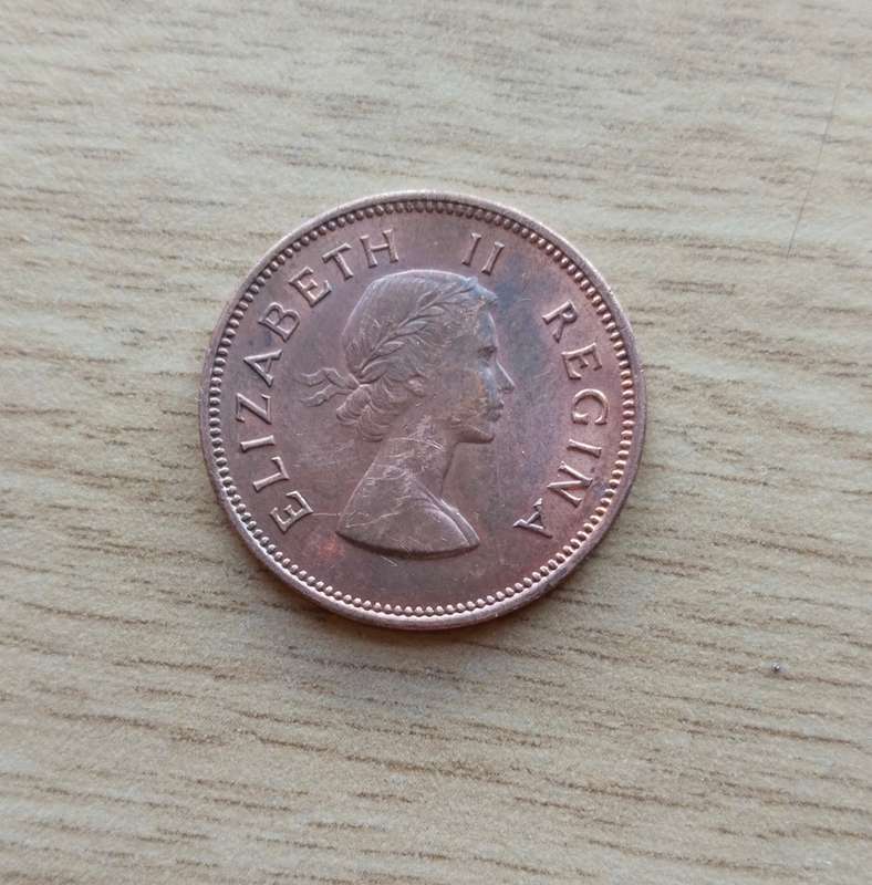 South Africa 1959 Half Penny. Good condition.