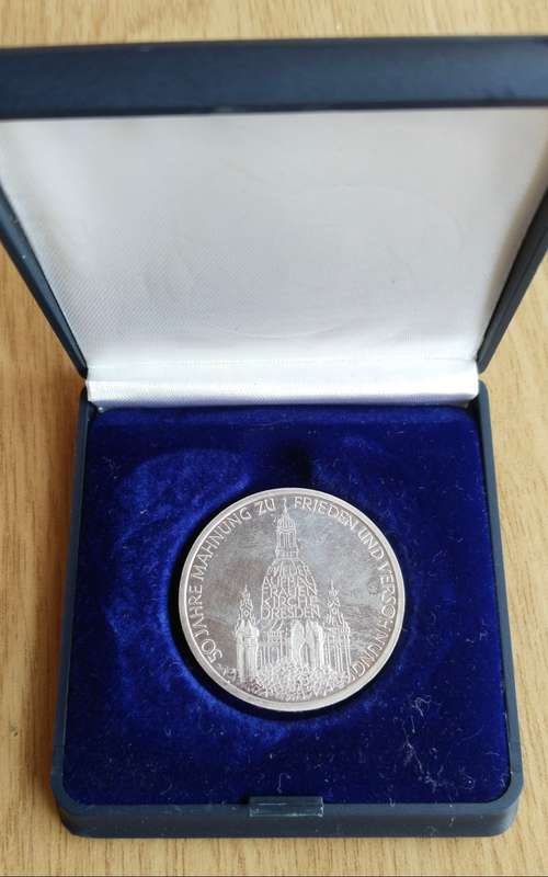 Germany 1995 Silver 10 Deutsche Mark.