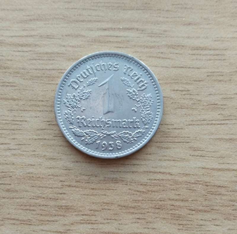 Deutsche Reich 1938 A 1 Reichsmark.