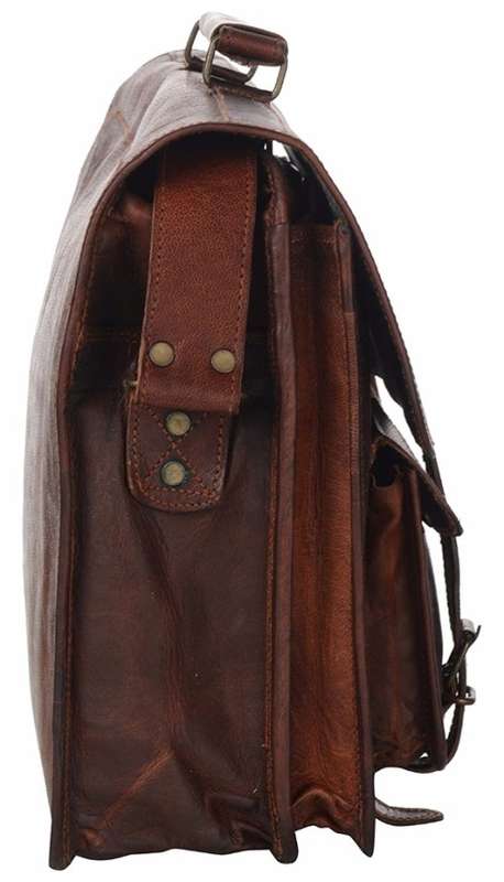Genuine Leather Laptop Bag / Briefcase
