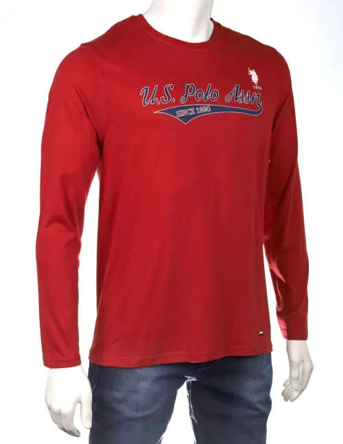 ORIGINAL US POLO ASSN LONG SLEEVE T-SHIRT. RETAIL-R600