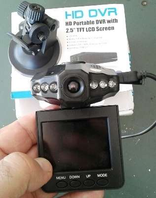 HD DVR Portable CAR Camera DVR with 2.5 TFT LCD Screen