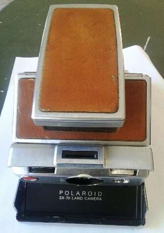 Vintage Polaroid SX-70 Brown Folding Instant Land Camera