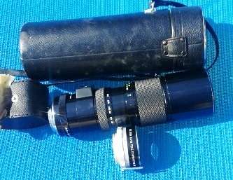 SOLIGOR 1:5  100-300mm LENS + POUCH +AUTO TELE CONVERTER