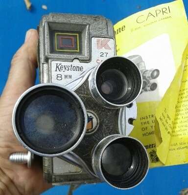 VINTAGE  KEYSTONE -8mm MOVIE CAMERA K27CAPRI