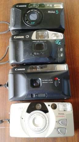 VINTAGE 4X CANON Cameras   (GOOD FOR COLLECTOR)