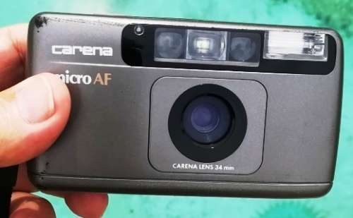 CARENA MICRO AF VINTAGE  RARE CAMERA  (WORKING NEW BATTERY GD FOR COLLECTOR)