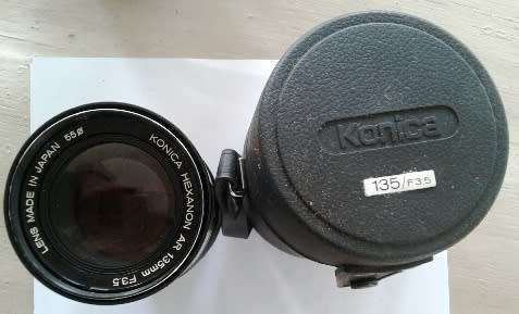 KONICA HEXANON   AR135mm  F35 LENS
