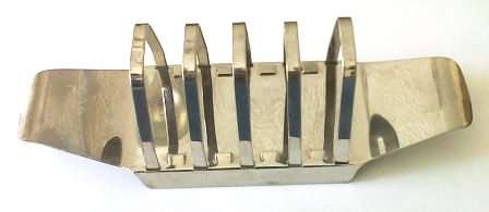 STAINLESS STEEL 4 TOAST RACK  (Good Condition)