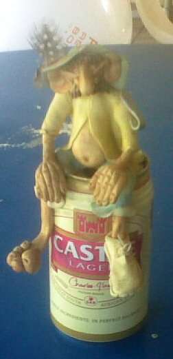 CASTLE LAGER CAN  DRUNKEN SAILOR BAR/PUB DECOR