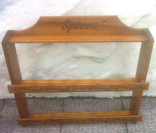 Vintage/SPICE  Rack ( Wood   )
