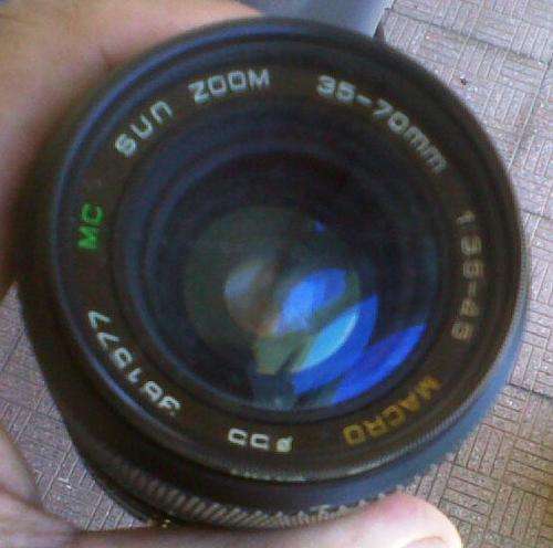 LENS SUN   ZOOM  35-70mm    1:3.5-45 (made in japan) C/FD  FITS OLD CANON CAMERANON