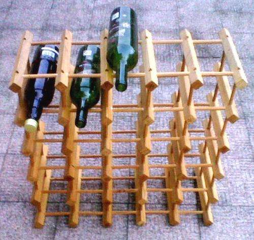 WINE  RACK  STAND (holds 30 bottles)