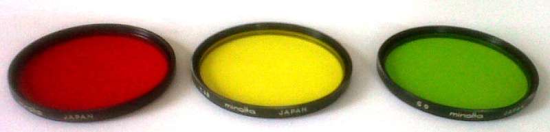 MINOLTA  COLOUR FILTERS