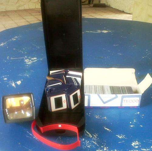 VINTAGE SLIDES  CASE +VIWER + SLIDES NEGATIVES