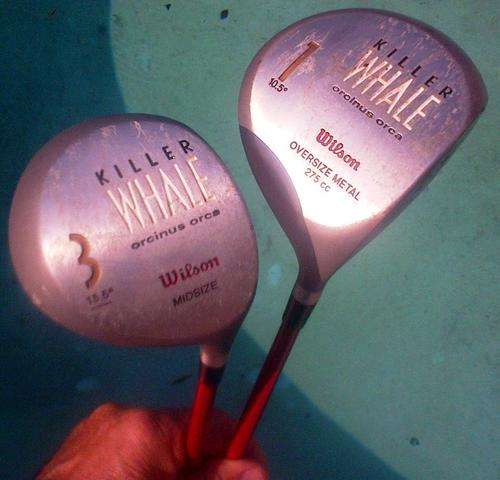 GOLF DRIVERS WILSON  KILLER WHALE 1& 3 GRAPHITE SHAFT