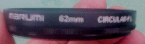 MARUMI 62mm   CIRCULAR FILTER (JAPAN)
