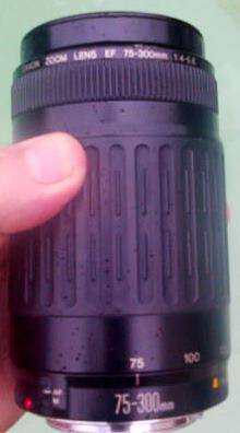 CANON EF ZOOM  75-300mm  1:4-5.6 LENS + END CAPS