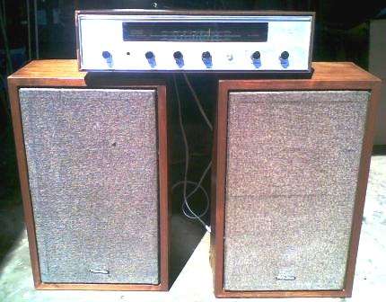 VINTAGE PIONEER STEREO RECEIVER KX 303 & SPEAKERS