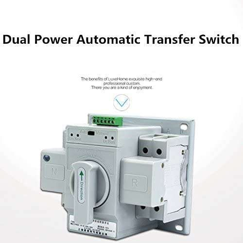 Andowl Dual Power Automatic Transfer switch ATS 63A (Use with Generator or Inverter)