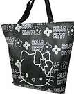 Black Hello Kitty large shopping strong bag