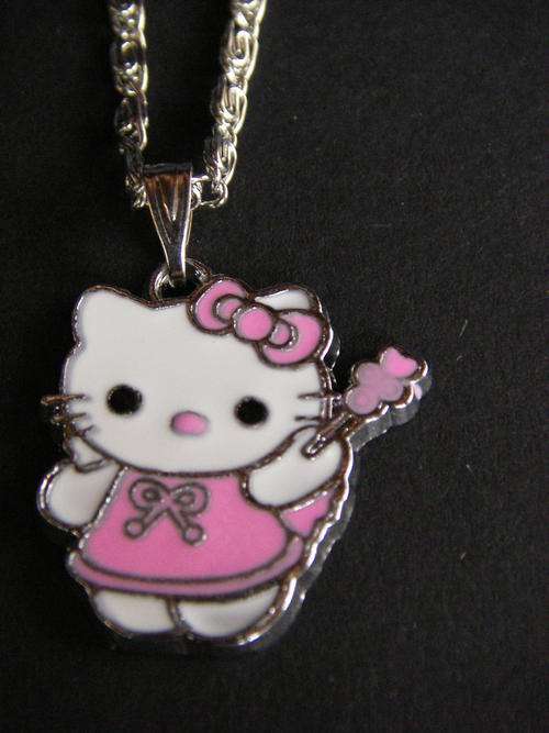Pink Hello Kitty pendant and necklace chain - SEE OTHERS AS WELL & BAGS