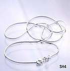 77cm long, 1mm thick snake chain sterling silver filled necklace