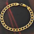 9K GOLD FILLED MEN'S CHAIN BRACELET