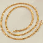 SALE!!!  50CM, 9K GOLD FILLED MEN'S SNAKE CHAIN NECKLACE 4MM THICK