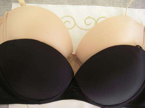 SALE!!  2 x strapless multiway push-up bras (flesh tone and black)-size 32B-SHELLEY from EDGARS