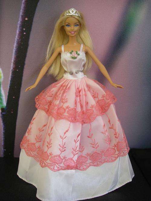 Barbie or Steffi Love dolls party dress, ball gown, evening wear, formal clothes