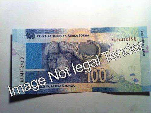 MANDELA NOTE AA 0441845 D Brand new