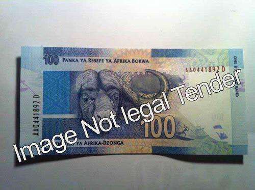 MANDELA NOTE AA 0441892 D Brand new